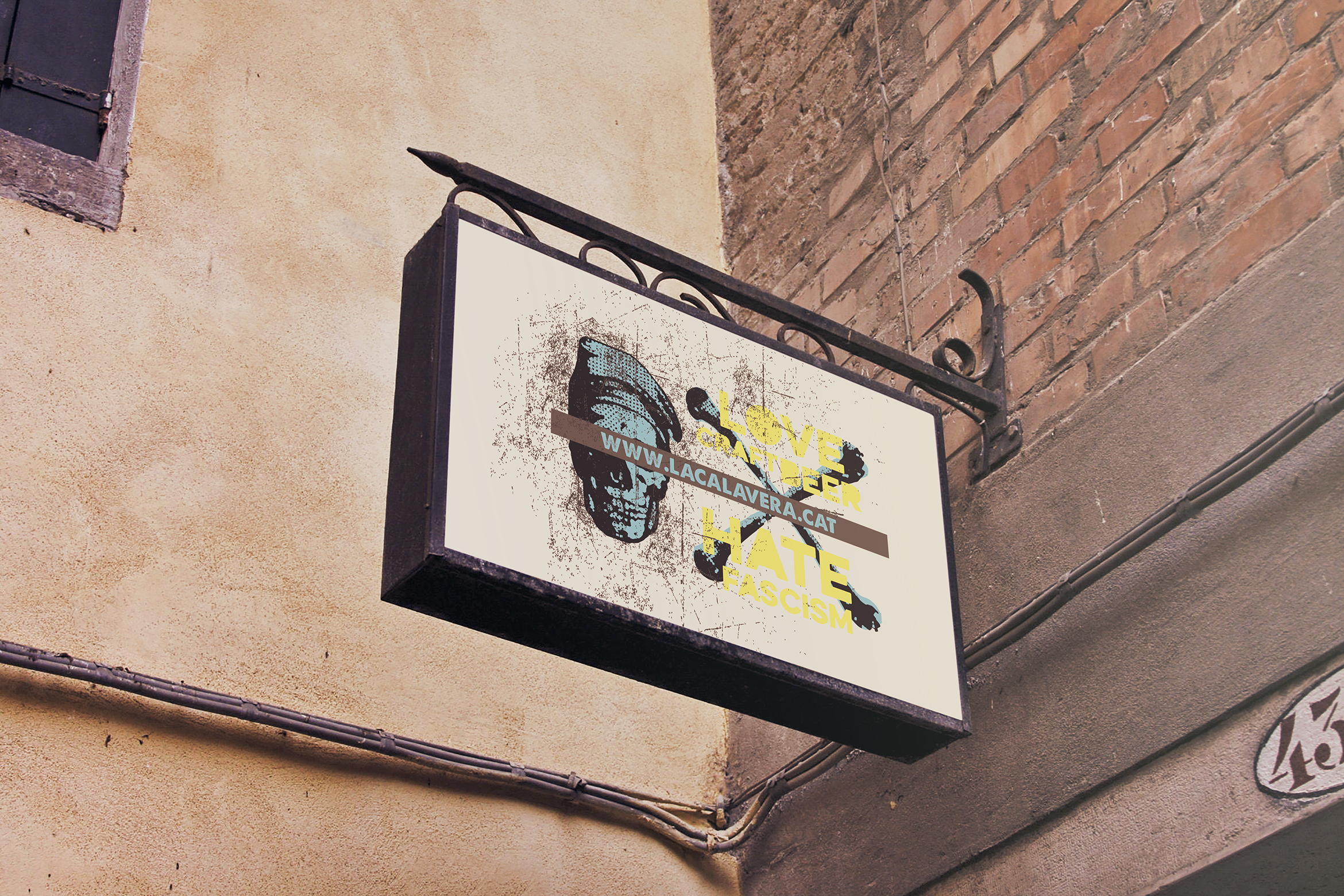 Download Mockups: Venetian Lighted Signboard