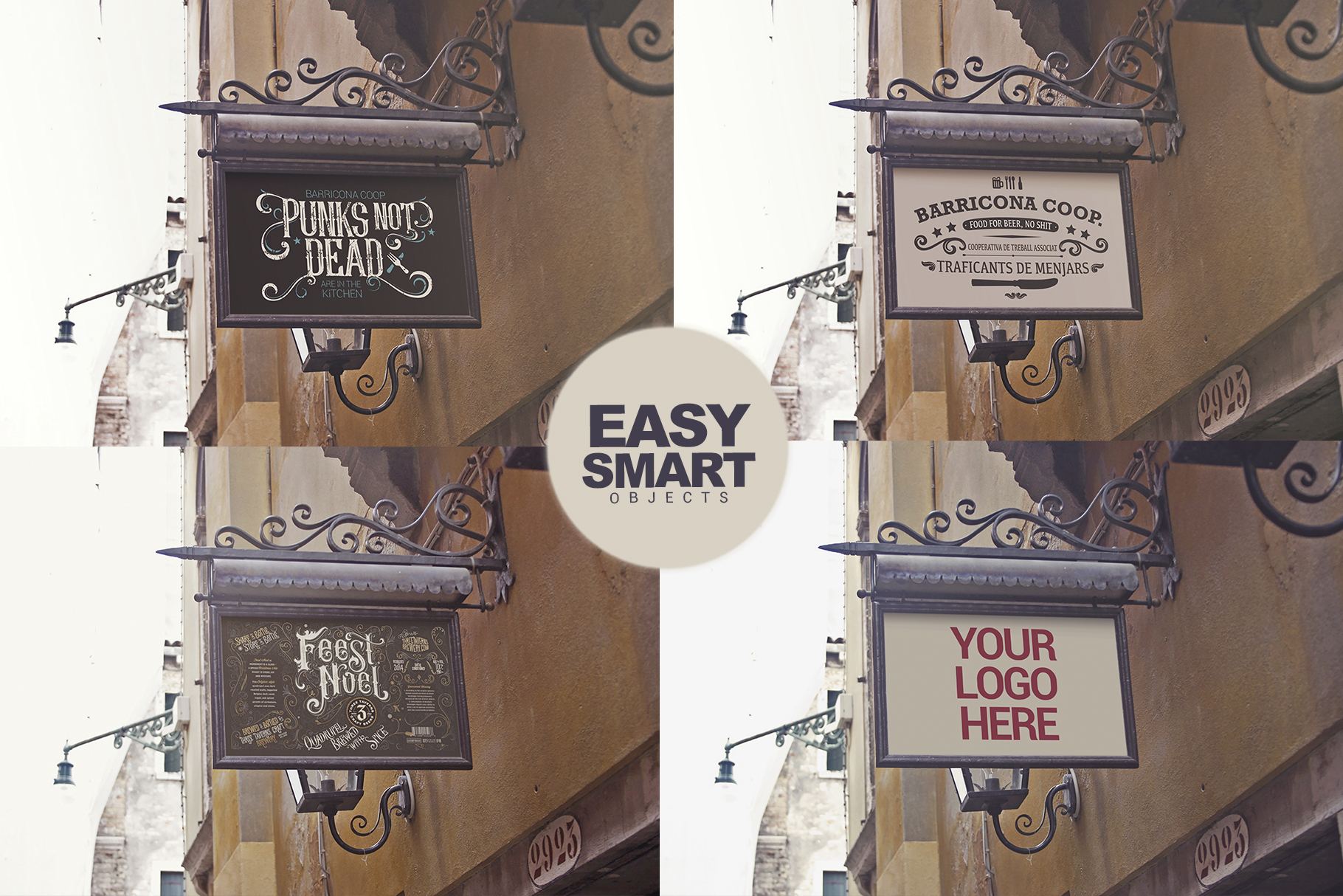 Download Mockups: Venetian Light Advertising