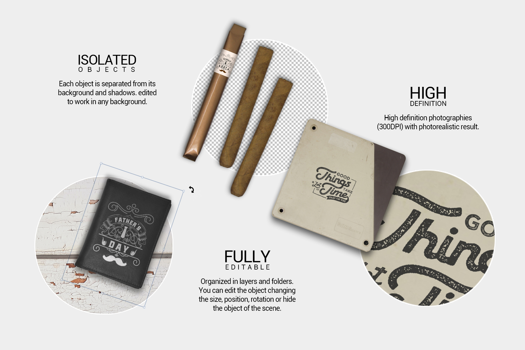 Download Mockups: Cuban Cigars Scene Creator